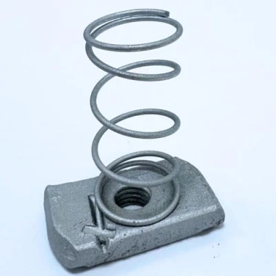 Image of M8 Long Spring Channel Nuts Box of 100 Hot Dipped Galvanised (HDG) (CNL8G)