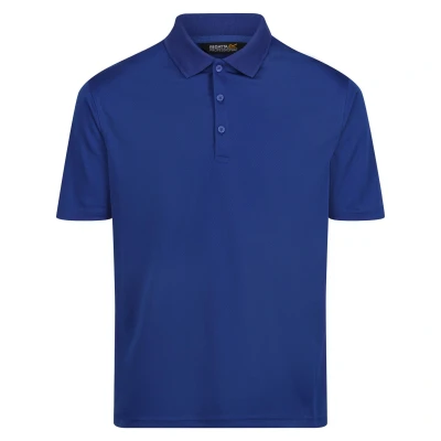 Image of Regatta Mens Pro Moisture Wicking Polo Shirt (New Royal) Navy/Blue Size Small
