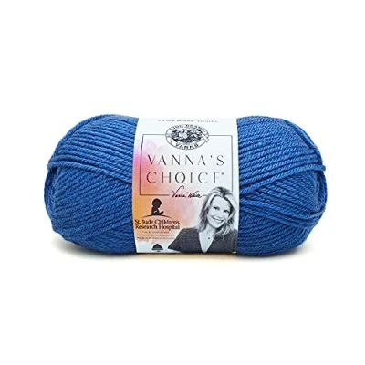 Image of Lion Brand Yarn Company 1 Piece Vanna&#039;s Choice Yarn, Colonial Blue, 860 109E