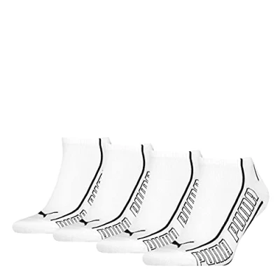 Image of PUMA 4 Pairs Sneaker Socks White 2.5 5 (35 38)