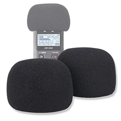 Image of DR05X Windscreen Foam Filter Fits Tascam DR 05X 05 Portable Digital Recorders, Mic Pop by YOUSHARES (2 PCS)