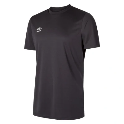 Image of Umbro Childrens Unisex Childrens/Kids Club Jersey (Carbon/White) Dark Grey Size 9 10Y