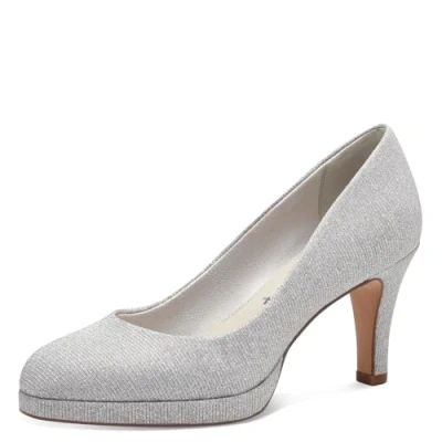 Image of Tamaris 1 22402 42 Women&#039;s Trainers Pump, Silver Glam, 6 UK