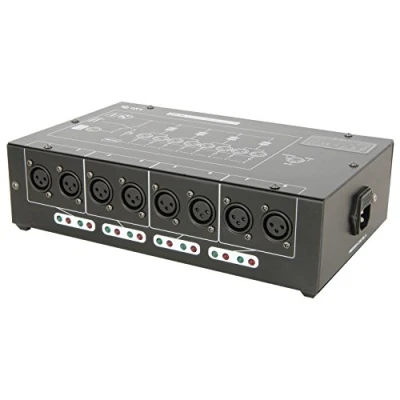 Image of QTX DMX Booster &amp; Distributor 8 Way, 280x180x75milimeter