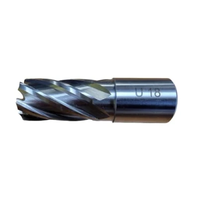 Image of 18mm Broaching Cutter for Magnetic Drill Universal Fitting Mag Drilling Bit Annular 12 32mm Diameter x 25 mm Length HSS Rotabroach Type Broach Hole Steel