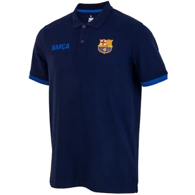 Image of FC Barcelona Official Collection Polo Shirt, Blue, XL