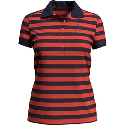Image of Odlo Women&#039;s Concord Polo Shirt, womens, 550751, Hot Coral, XL