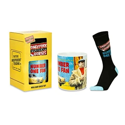 Image of Only Fools and Horses No1 Fan Mug Sock Gift Set in Presentation Box