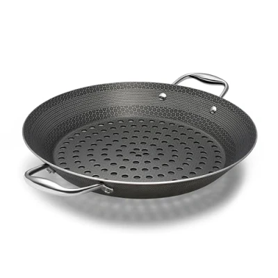 Image of HexClad Hybrid Nonstick BBQ Grill Pan, Dishwasher Friendly, and Oven Safe Up to 480C