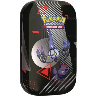 Image of Pokémon TCG: Unova Mini Tin Chandelure &amp; Zorua (2 Booster Packs 1 Sticker Card)