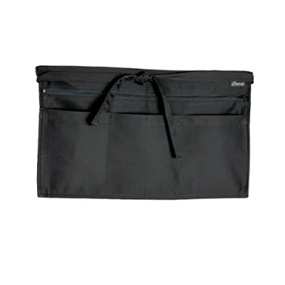 Image of Dennys Hospitality Uniform Full Zip Multi Pocket Apron Workwear Tabards Black