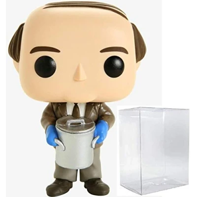 Image of Funko TV: The Office Kevin Malone with Chili Pop! Vinyl Figure (Includes Compatible Pop Box Protector Case)