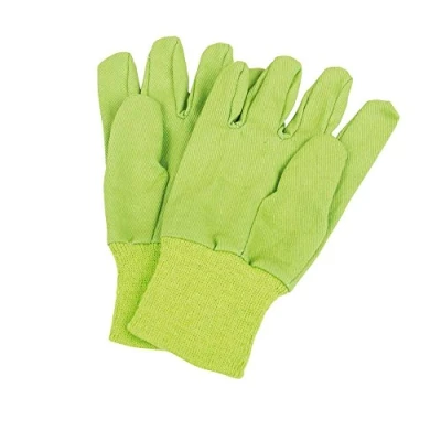 Image of Bigjigs Toys Green Childrens Gardening Gloves Elasticated Garden for Gardening, One Size Fits Most, Quality Outdoor &amp; Accessories