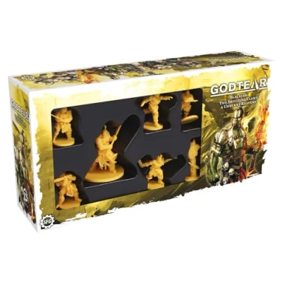 Image of Steamforged Games Godtear: Blackjaw, The Sweeping Flame Maelstroms Champions Set