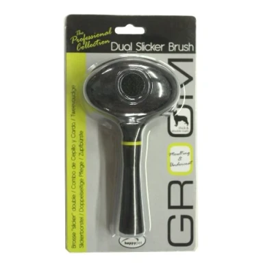 Image of &quot;Groom&quot; Dual Slicker Brush for Dogs