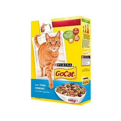 Image of Go Cat Complete Adult with Tuna, Herring &amp; Vegetables (340g) Pack of 2