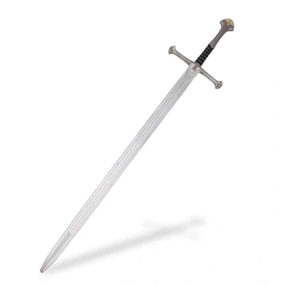 Image of Cosplay Prop Replica Lord of the Rings Aragorn Anduril Foam Sword Full Size 135cm PU with Fiberglass Core Ideal for Events, &amp; Safe All Ages