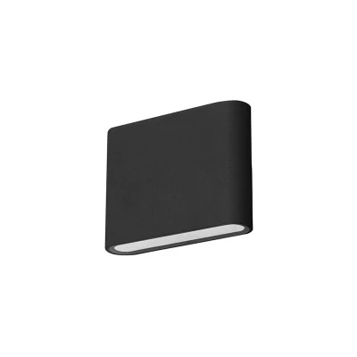 Image of Slim LED Outdoor Wall Light Urban grey IP54