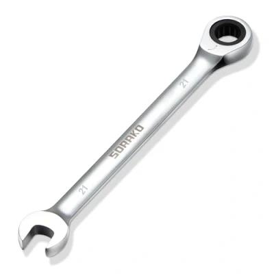 Image of SORAKO Ratchet Spanner 21 mm, Combination Fixed Head Wrench
