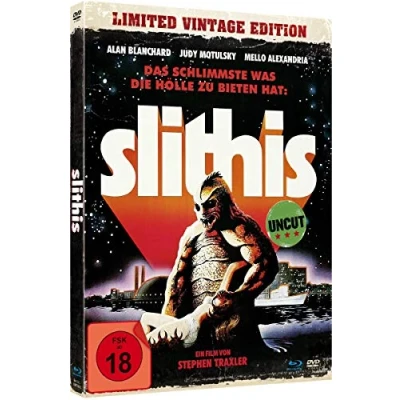 Image of Slithis Uncut (DVD &amp; Blu Ray Mediabook) [Import]