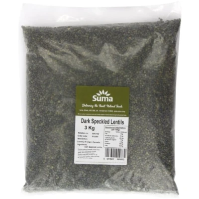 Image of Suma Dark Speckled Lentils 3 kg