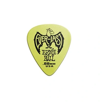 Image of Ernie Ball .88 mm Green Everlast Picks 12 pack