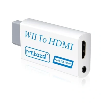 Image of Mcbazel Wii to HDMI Adapter, Converter, Full HD 1080P Video Adapter Converter With 3.5mm Audio Output Jack Compatible for All Display Modes