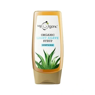 Image of Mr Organic Light Agave Syrup 250ml Non GMO &amp; Preservative Free Gluten Vegan Made With Pack of 1