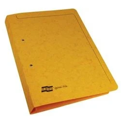 Image of Europa Spiral Files A4 Yellow (25 Pack)