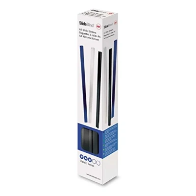 Image of Rexel GBC 46000E Bay Binding Spine Bar 5 MM 25Pack Black