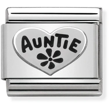 Image of Nomination Silver Auntie Charm