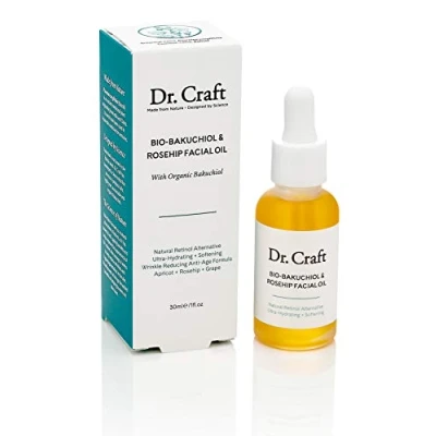Image of Dr. Craft Bio Bakuchiol &amp; Rosehip Facial Oil 30ml