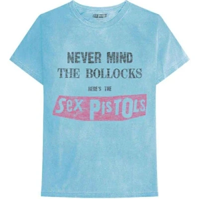 Image of The Sex Pistols Never Mind Bollocks Official Tee T Shirt Mens Unisex (X Large) Blue