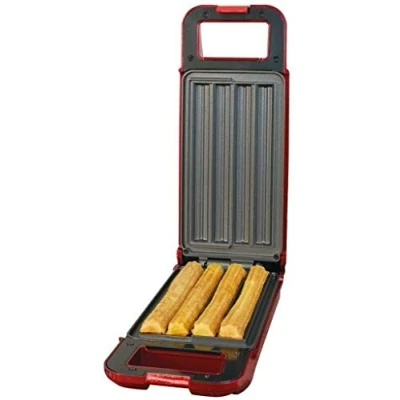 Image of Netagon Electric 700W Spanish Doughnut Waffle Churros Maker Machine Red &amp; Black