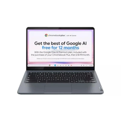 Image of Lenovo IdeaPad Slim 3 Chrome 14IAN8 Intel Core i3 N series 14&quot; Chromebook N305 Full HD 8 GB LPDDR5 SDRAM 256 eMMC Wi Fi 6E (802.11ax) ChromeOS Grey
