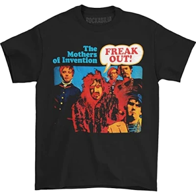 Image of Old Glory Frank Zappa Mens Freak Out T Shirt Small Black
