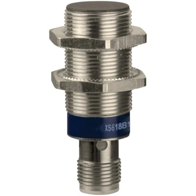 Image of Schneider Electric OsiSense XS &amp; XT XS6 M18 L74mm brass Sn8mm sensors and RFID System 12..48VDC M12 Range of product Telemecanique Inductive proximity XS, XS618B1PAM12