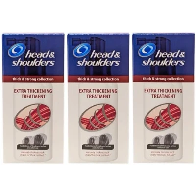 Image of 3 x Head &amp; Shoulders Extra Thickening Hair Treatment 50ml