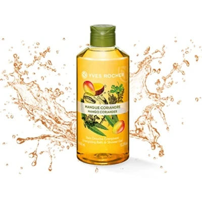 Image of YVES ROCHER Mango &amp; Coriander nectar shower gel. 400ml NEW