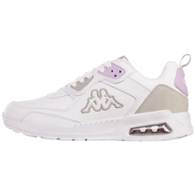 Image of Kappa Stylecode: 243415 Queens Unisex Sneaker, White Lilac, 6.5 UK