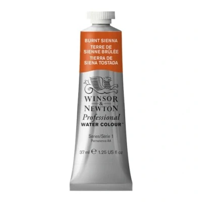Image of Winsor &amp; Newton 37 ml Professional Water Colour Tube, Burnt Sienna