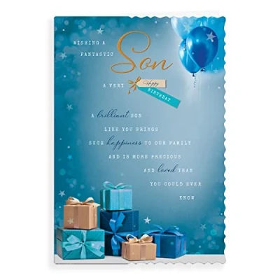 Image of Avant Garde Studios Birthday Card Son 9 x 6 inches