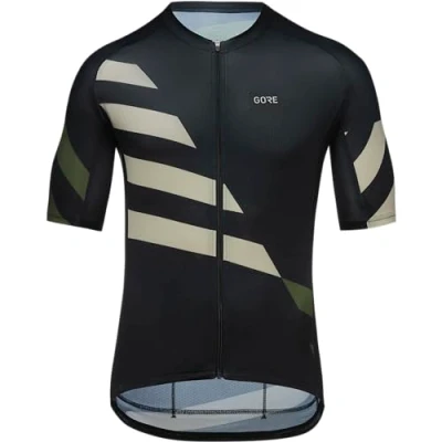 Image of GORE WEAR Mens Spirit Jerseys, Lab Gray/Orbit Blue, S EU