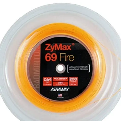 Image of ASHAWAY ZyMax 69 Fire 0.69mm Badminton 200M Reel