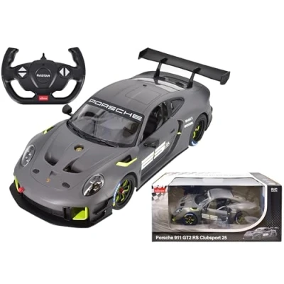 Image of KandyToys Remote Control Porsche 911 GT2 RS Clubsport 25 1:14sc Model 2.4GHz Officially Licenced by RC Car