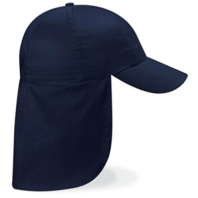 Image of Beechfield B11b Junior Legionnaire Baseball Cap French Navy