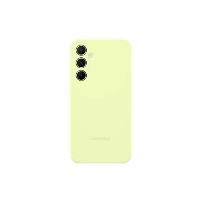 Image of Samsung Silicone Back Cover Green Galaxy A55 5G