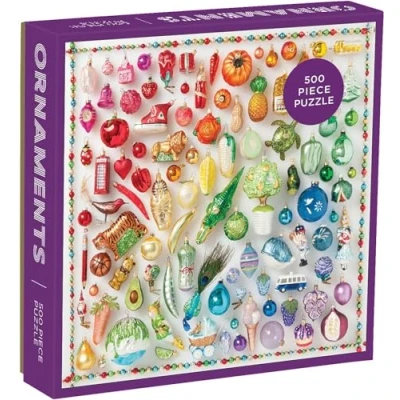 Image of Rainbow Ornaments 500 PC Puzzle (Jigsaw Puzzle)