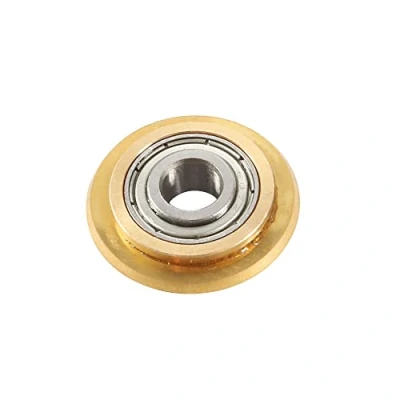 Image of sourcing map Titanium Coating Tungsten Carbide Ceramic Tile Cutter Wheel 22x6x6mm