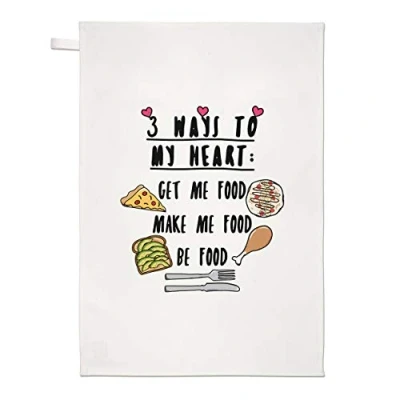 Image of 3 Ways to My Heart Tea Towel Dish Cloth